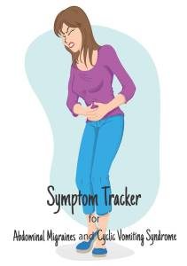 READ Symptom Tracker for Abdominal Migraines and Cyclic Vomiting Syndrome Pain 