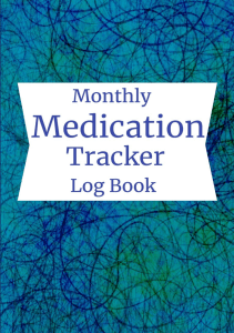 BOOK Monthly Medication Tracker Log Book Medication Administration Record Log