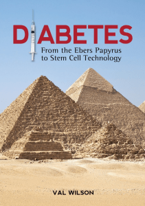 DOWNLOAD Diabetes From the Ebers Papyrus to Stem Cell Technology