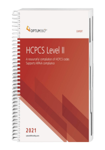 BOOK HCPCS 2021 Level II Expert  Spiral  HCPCS Level II Expert Spiral 