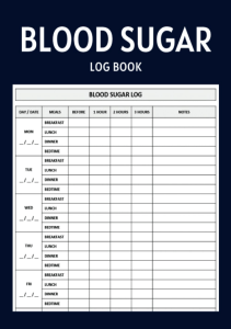 BOOK Blood Sugar Log Book Simple Diabetes Log Book to Record and Track Blood Sugar 