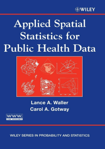 BOOKS Applied Spatial Statistics for Public Health Data