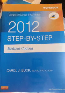 READ Workbook for Step by Step Medical Coding 2012 Edition