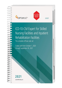 BOOK ICD 10 2021 Expert for Skilled Nursing Facilities and Inpatient Rehab Facilities 