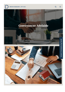 Conveyancer Adelaide