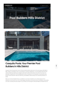 Pool Builders Hills District