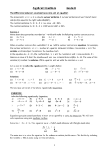 Algebraic-Equations