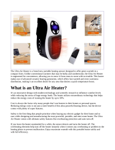 Ultra Air Heater Reviews SCAM EXPOSED By People