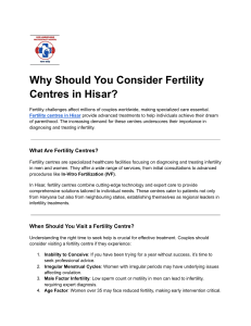 Fertility Centres in Hisar