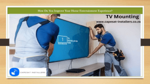 How Do You Improve Your Home Entertainment Experience