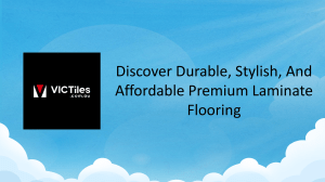 Discover Durable, Stylish, And Affordable Premium Laminate Flooring