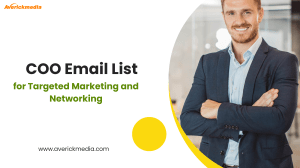 COO Email List for Targeted Marketing and Networking