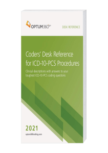 EBOOK 2021 Coders Desk Reference for Procedures ICD 10 PCS Compact 6x9 