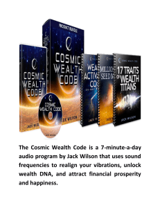 Cosmic Wealth Code™ by Jack Wilson Program Audio Digital