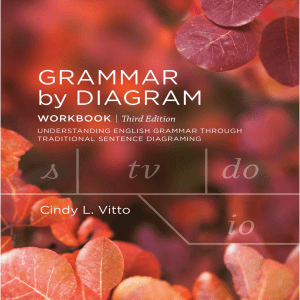 Cindy L. Vitto - Grammar by Diagram  Workbook – Third Edition-Broadview Press (2022)