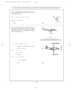 Impulse & Momentum Physics Problems