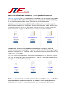 Interactive Whiteboard: Enhancing Learning and Collaboration