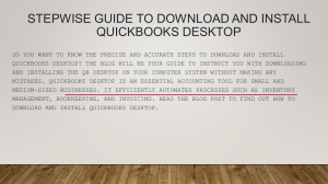 QuickBooks Desktop Download & Install Guide