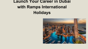 Your Gateway to Employment in Dubai: Guaranteed Jobs with Ramps International Holidays