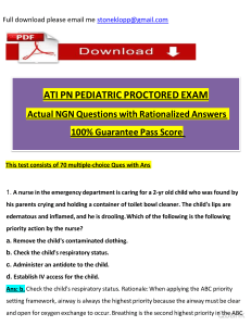 (2023 - 2024) ATI PN Pediatric Proctored Exam with NGN Questions and Verified Rationalized Answers, Passing Score Guarantee watermark