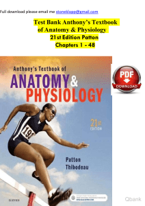 Anthony s textbook of anatomy physiology 21st edition patton test bank (1) watermark