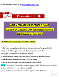 ATI PN Pediatric Proctored Exam (2023 - 2024) with NGN Questions and Verified Rationalized Answers, Passing Score Guarantee watermark