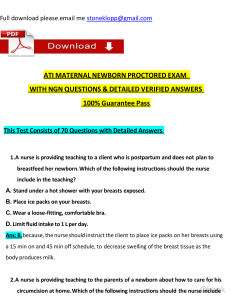 ATI Proctored Maternal Newborn Exam (2023 - 2024) with NGN Questions and Verified Rationalized Answers, 100 Guarantee Pass. watermark