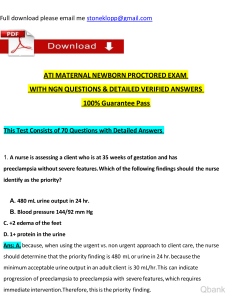 ATI Proctored Maternal Newborn Exam (2023 - 2024) with NGN Questions and Verified Rationalized Answers, 100 Guarantee Pass watermark