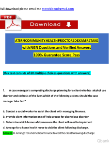 ATI RN Community Health Proctored Exam Retake with NGN Questions and Revised Correct Answers (2023 - 2024) 100 Guarantee Pass watermark