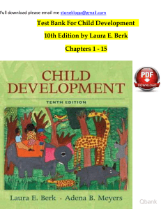 Child development 10th edition by laura e berk test bank (1) - Copy watermark