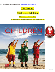 Children 15th edition by santrock watermark