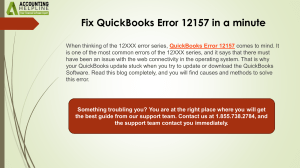 How to eliminate QuickBooks Error 12157