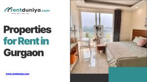 Properties  for Rent in Gurgaon