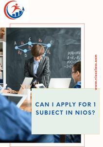 NIOS Single Subject Application Guide