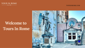 Customized One Day Rome Private Tours