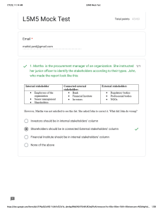 CIPS L5M5 Mock Test Final