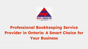 The Importance of Professional Bookkeeping in Ontario