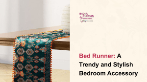 Bed Runner: A Trendy and Stylish Bedroom Accessory