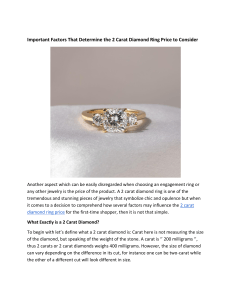 2 Carat Diamond Ring Price to Consider