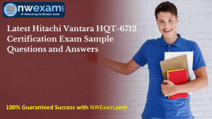 Hitachi Vantara HQT-6712 Certification Exam Sample Questions