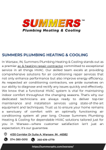 Summers Plumbing Heating & Cooling