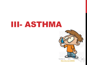 Asthma & Bronchiectsis