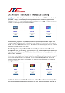 Smart Board: The Future of Interactive Learning