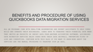 QuickBooks Data Migration Service: Expert Solutions for Hassle-Free Migration