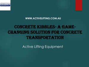 Concrete Kibbles- A Game-Changing Solution for Concrete Transportation