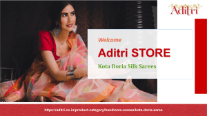 Kota Doria Silk Sarees