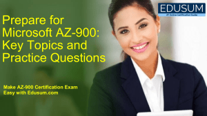 AZ-900 Azure Fundamentals Practice Exam Guide