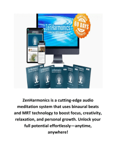 ZenHarmonics™ by Paul Hoffman Program Audio Digital