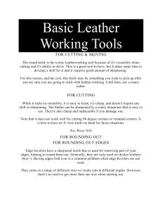 Basic Leatherworking Tools & History