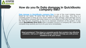 Fix QuickBooks Data Damage: Solutions & Guide